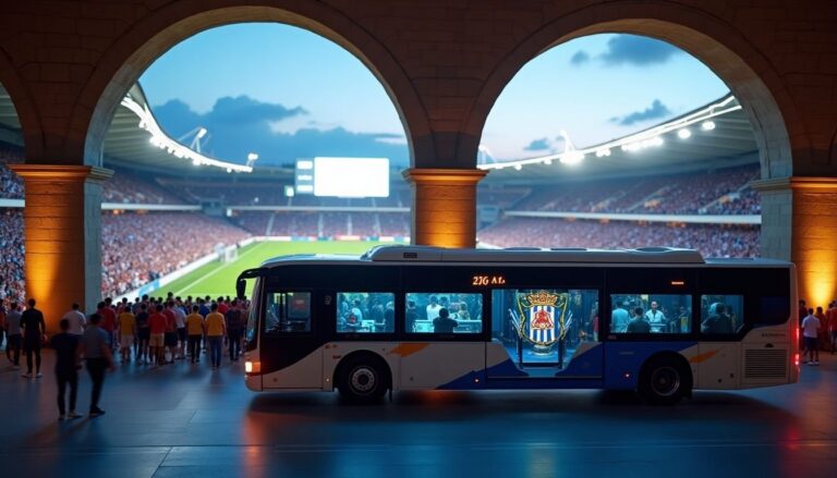 Transporte especial en Palma para la semifinal del Mundial España vs Francia