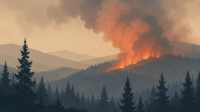 Incendio forestal en España afecta 19.289 hectáreas