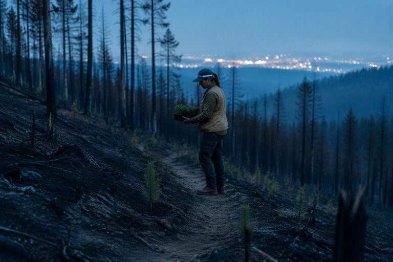 Cómo recuperar un bosque afectado por incendios forestales