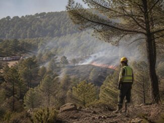 El fuego en el Parque Natural de la Sierra Calderona queda controlado este domingo