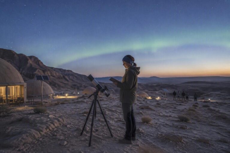 Guía para elegir destinos oscuros y gestionar alojamiento en viajes astronómicos