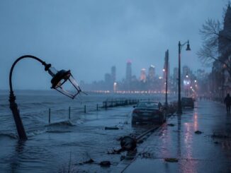 Tormenta nor'easter genera cortes de energía y vuelos cancelados