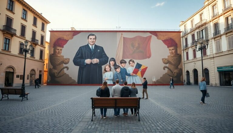 Murale a Ancona per Falcone e Borsellino realizzato dagli studenti