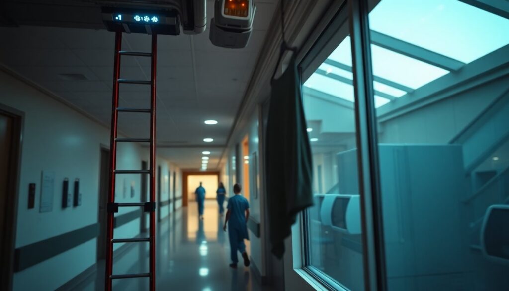 Ancona: intervento dei vigili del fuoco per una paziente che si cala dall’ospedale Salesi