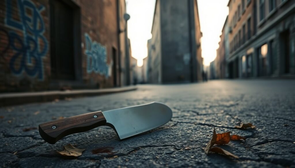 Castelfidardo: aggressione con machete in pieno giorno, due giovani coinvolti