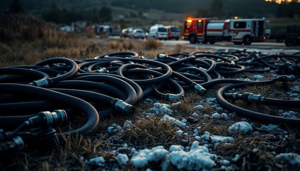 Due roghi domati dai Vigili del fuoco a Ostra Vetere e lungo la provinciale Corinaldese