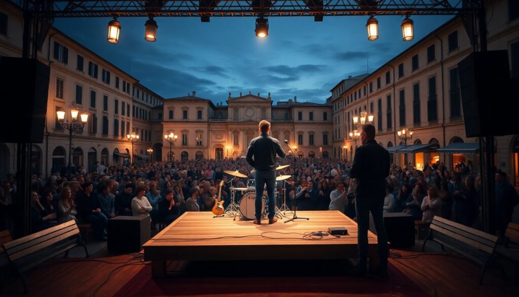Gianna Nannini sorprende il pubblico al Memorial Alessandro Troiani in Piazza del Popolo