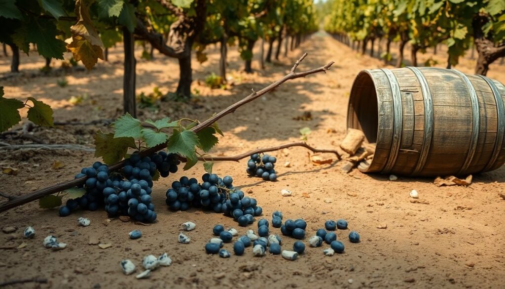 Grandine nella Vallesina: danni alle vigne e richieste di stato di calamità