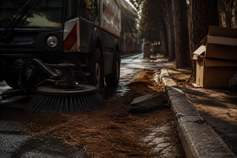 Falconara ripulisce le strade dopo il maltempo: il lavoro di Marche Multiservizi
