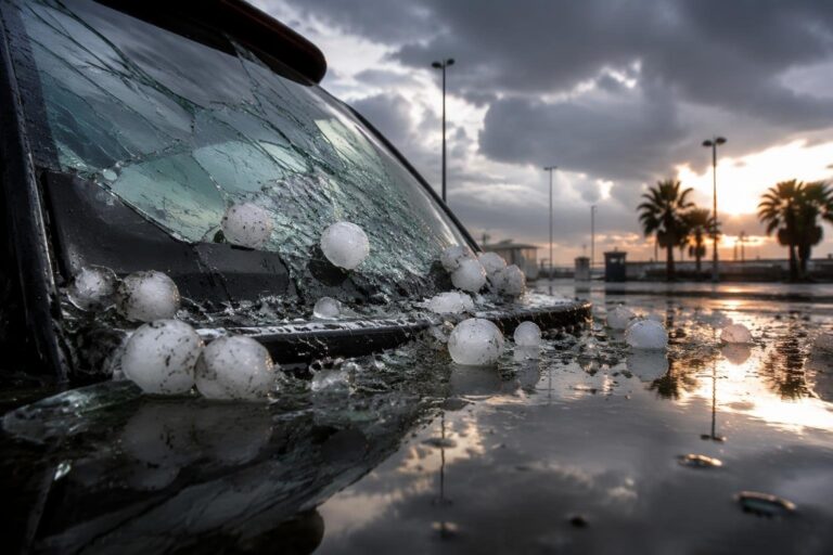 Grandine eccezionale nelle Marche: 60 feriti e auto distrutte