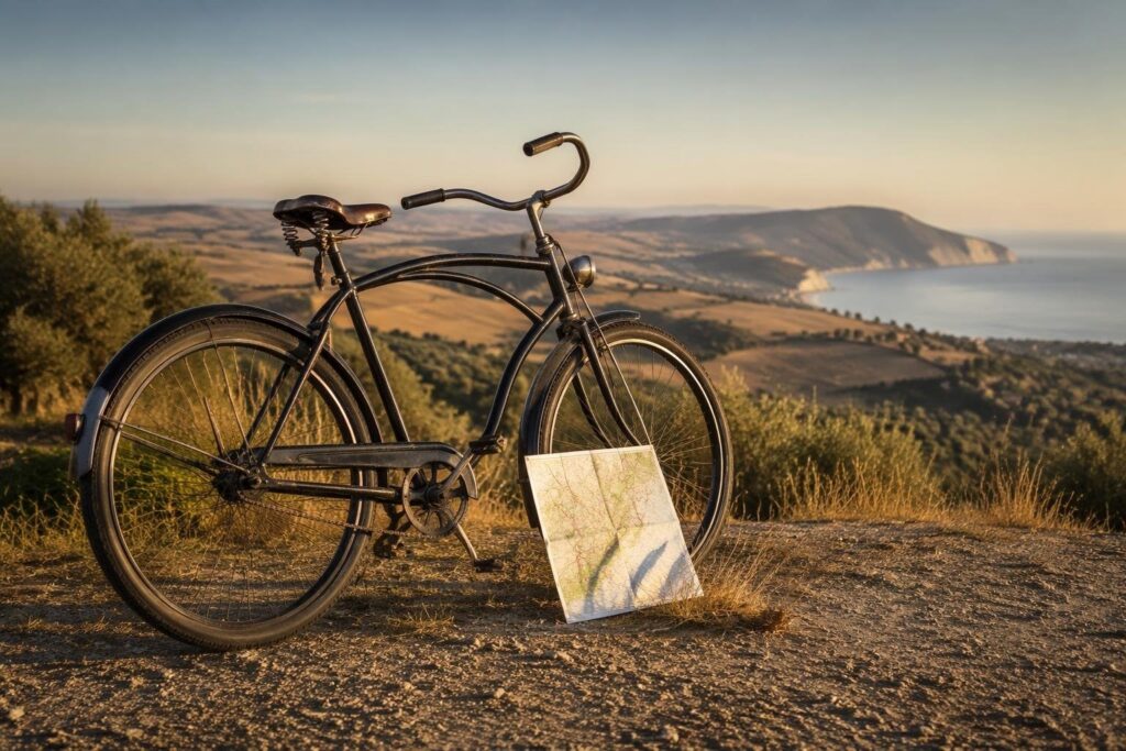 Itinerari in bici tra Ancona e Conero: percorsi strada e gravel con dislivelli e panorami