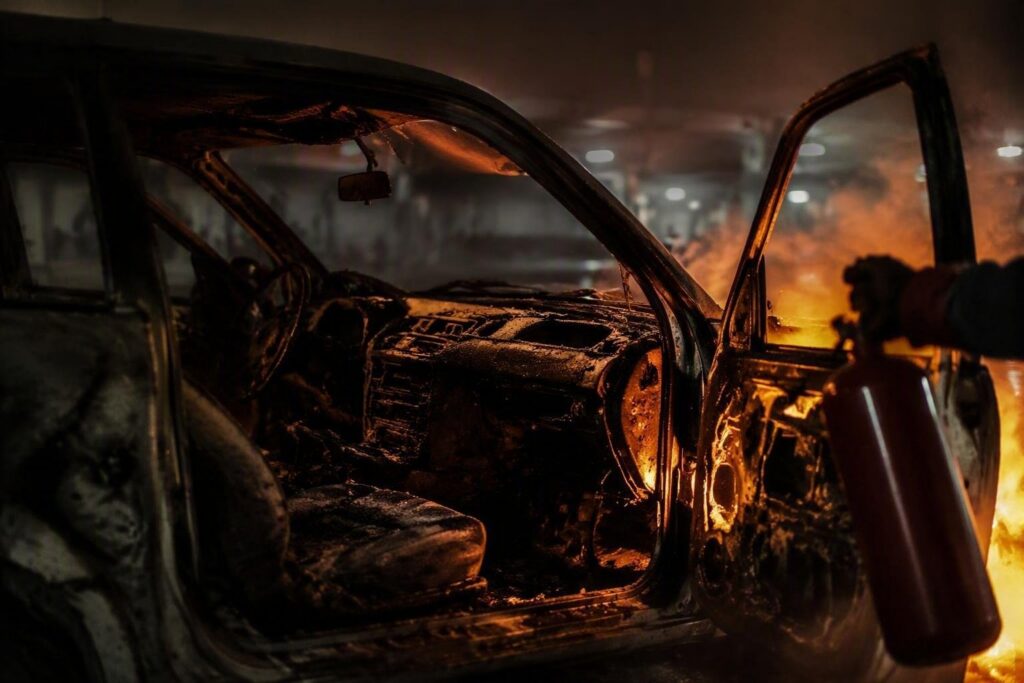 Dramma a Cinisello Balsamo: uomo si dà fuoco in auto, motivi ancora da accertare