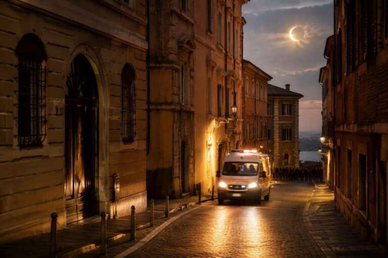 Eclissi di sole ad Ancona: trentenne soccorso dalla Croce Gialla