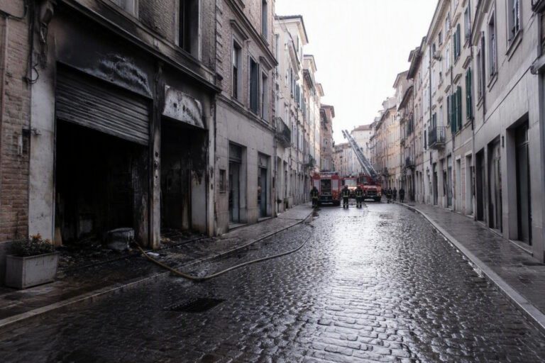 Incendio in via Conchiglia a Civitanova Marche: cosa è successo questa mattina