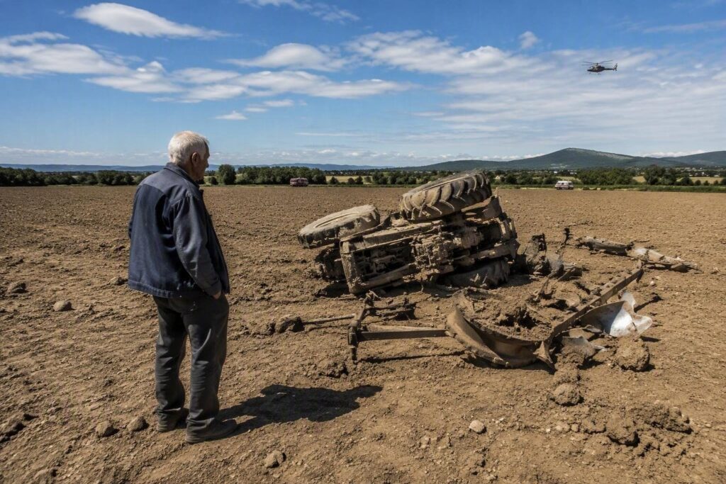 Incidente mortale a Castelplanio: contadino travolto da aratro
