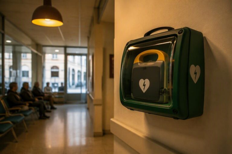 Defibrillatore a Ancona: guida sicura all’uso, segnaletica e corsi BLSD