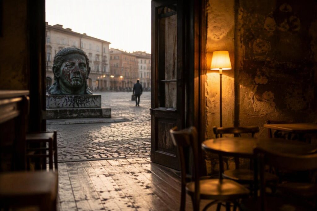Piazza Pertini, Ancona: violenza, degrado e scultura saccheggiata