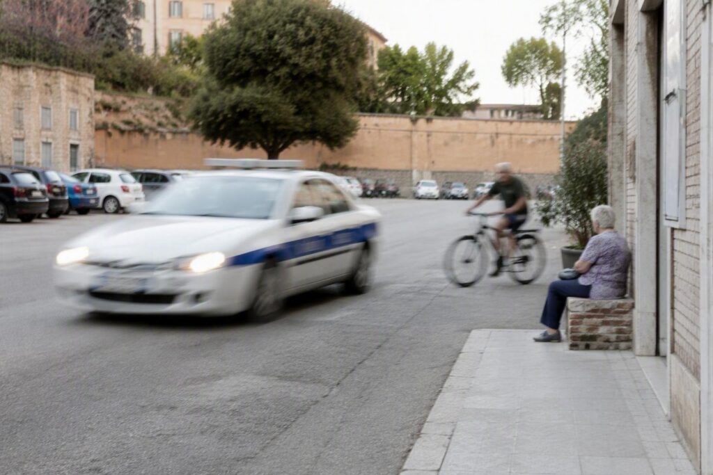 Polizia di Ancona assiste anziana dopo aver donato denaro a passante