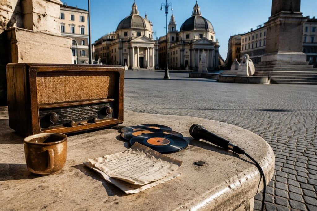 Radio libere festeggiano mezzo secolo in Piazza del Popolo ad Ascoli Piceno