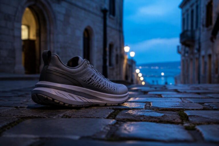 Sneaker per Ancona: drop, ammortizzazione e grip
