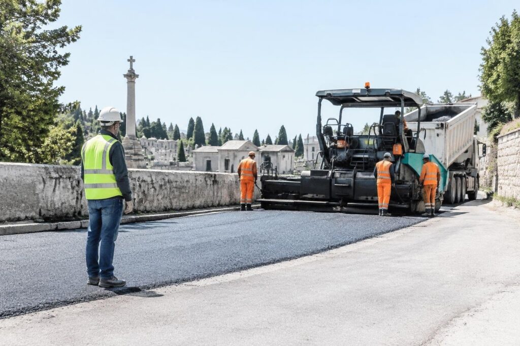Chiusura veicolare e lavori di asfaltatura in via Santa Lucia, Jesi