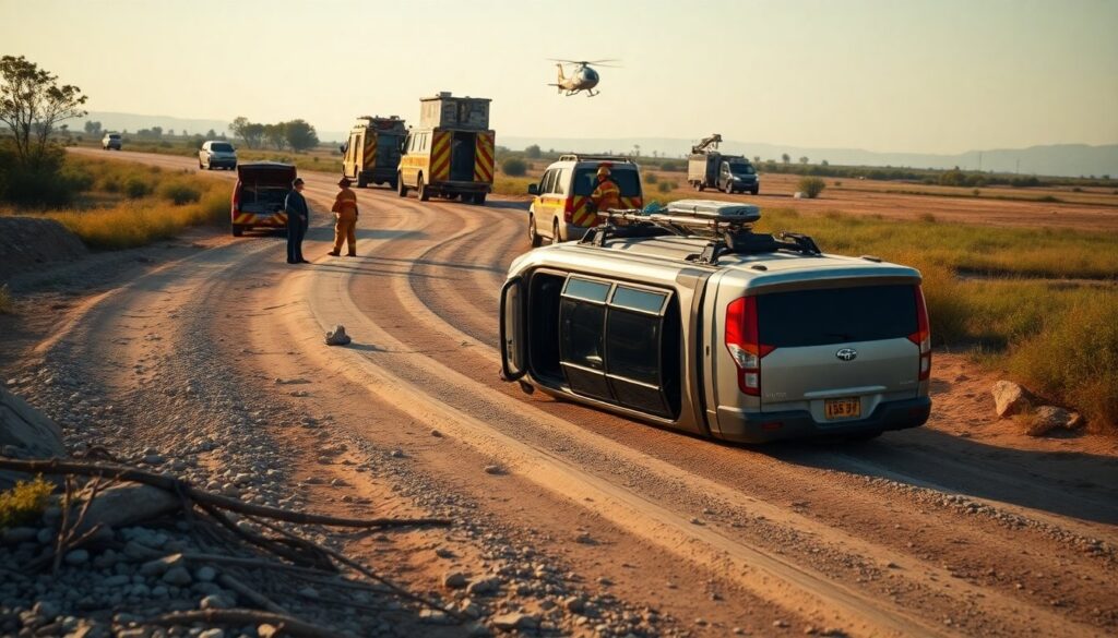 Auto si ribalta su strada sterrata a Gressan: due feriti portati al Parini