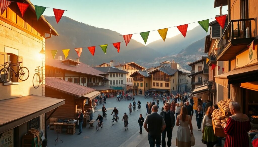 Folla e tradizioni alla 14ª tappa in Valle d’Aosta