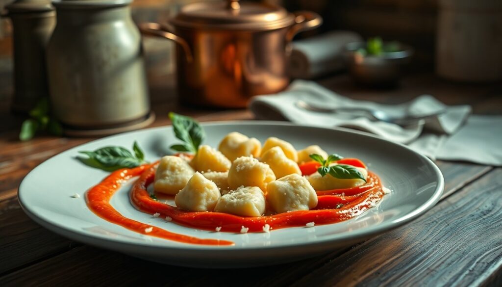 Gnocchi di ricotta con salsa di pomodoro: ricetta e storia in chiave contemporanea