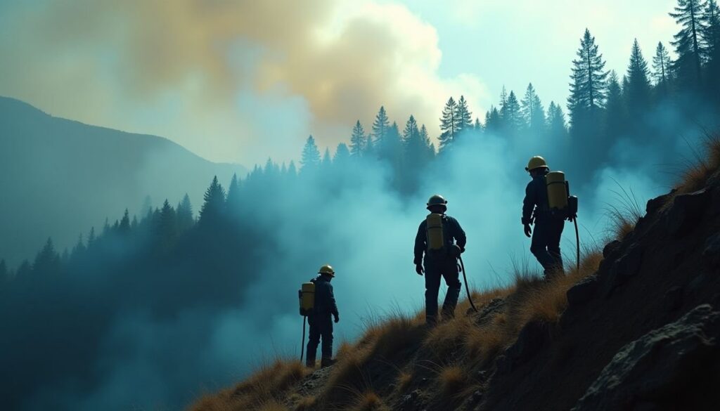 Gignod in fiamme: come le squadre stanno combattendo l’incendio boschivo