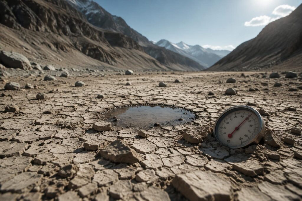 Siccità estrema in Valle d’Aosta: temperature record e risorse idriche a rischio