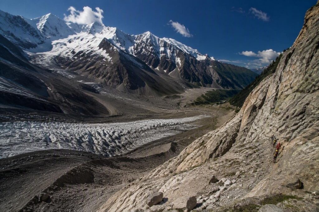 Ghiacciai del Monte Bianco: ritiro di 15 metri in sei anni