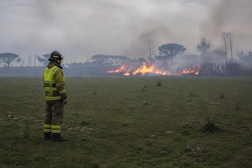 Incendio divampa tra Roma e Fiumicino: chiusa la Roma-Fiumicino