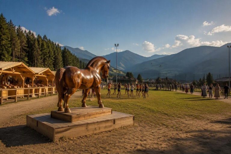 Montjovet celebra la patronale con sculture di legno, balli e 50 anni della Polisportiva