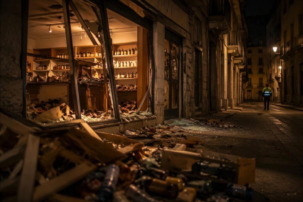 Furto con spaccata in via Chambéry: danni oltre 1000 euro