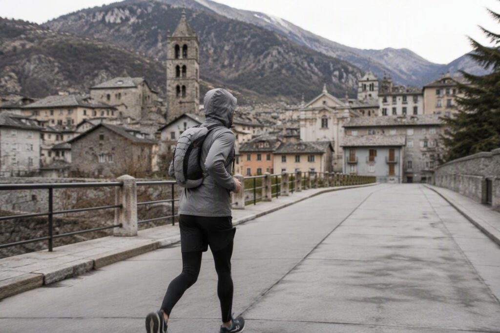 Guida ad Aosta: piste cittadine, quota e ripetute in sicurezza