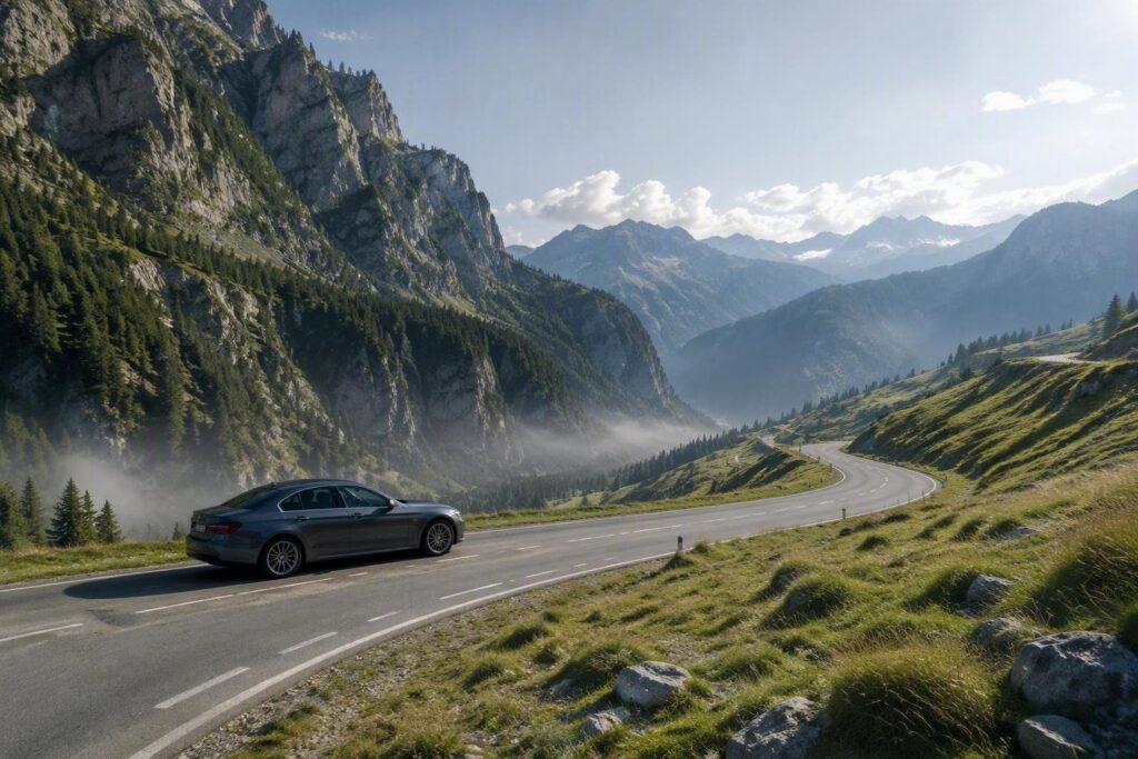 Tecniche per guidare sicuri sui passi valdostani e strade alpine