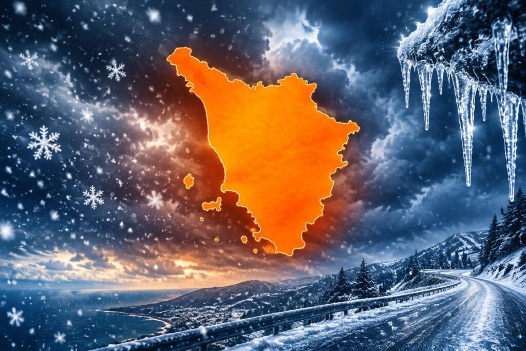 Allerta arancione per neve e ghiaccio su Aosta il 20 ottobre