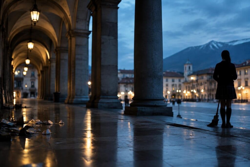 Comune di Aosta: la Polizia invita a non abbandonare rifiuti nei portici
