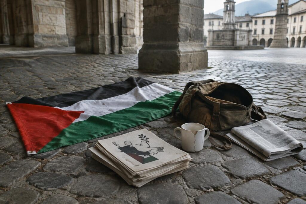 Corteo di 150 studenti e professori a Aosta per la Palestina