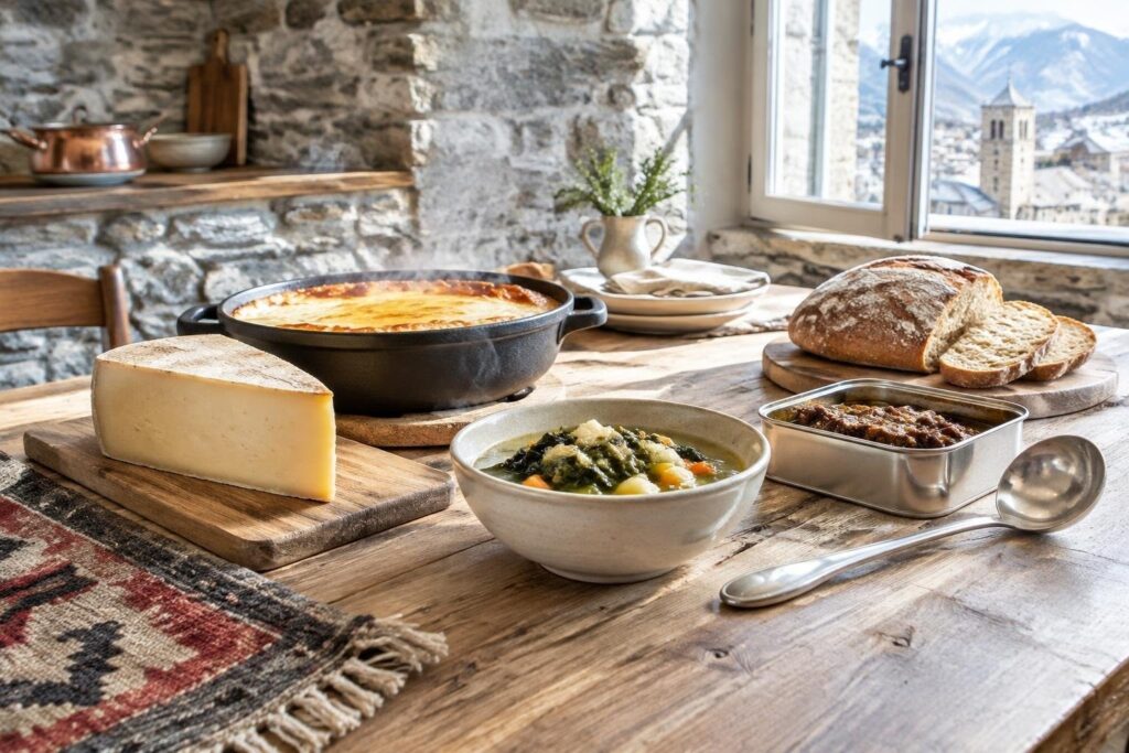 Guida ai piatti valdostani ad Aosta: fonduta e carbonada