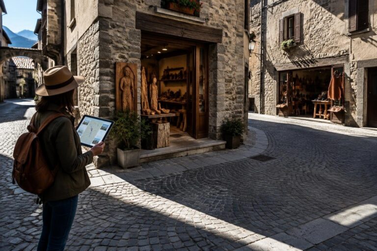 Itinerari tra botteghe ad Aosta con l’IA: tempo e budget