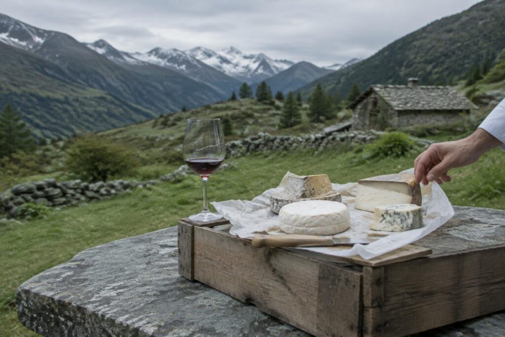 Valle d’Aosta tra alpeggi, formaggi d’alpe e cantine