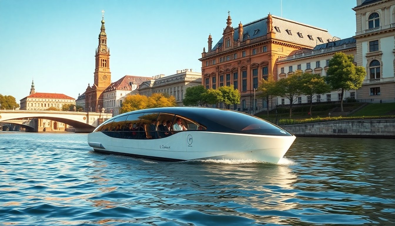 Il primo battello elettrico pubblico d’Europa: scopri Vilnius in modo sostenibile
