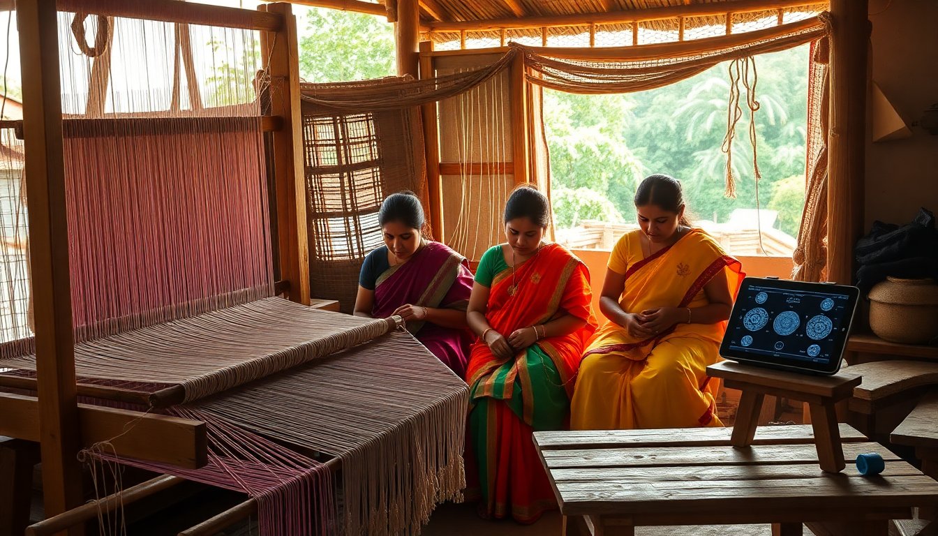 Come l’intelligenza artificiale sta rivoluzionando l’arte tessile in India: una scoperta imperdibile