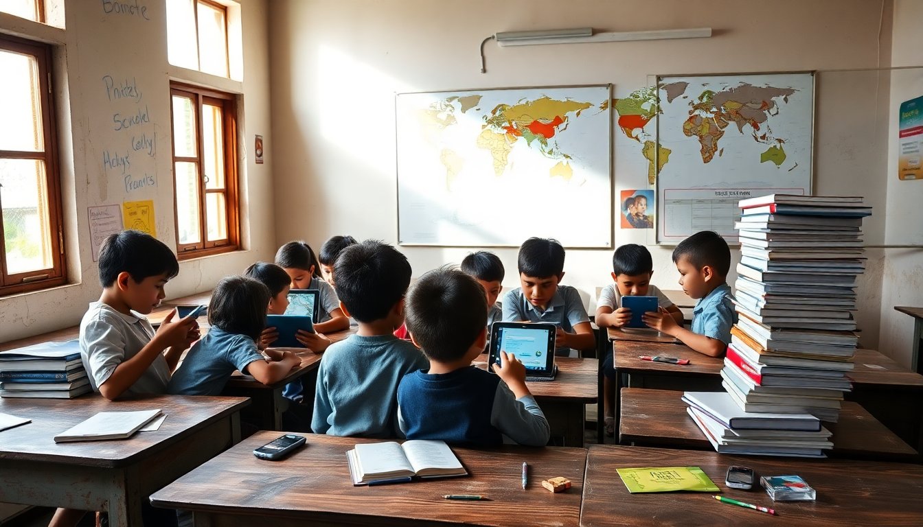 Tecnologia Mobile nell’Educazione: Opportunità e Sfide nel Mondo Globale