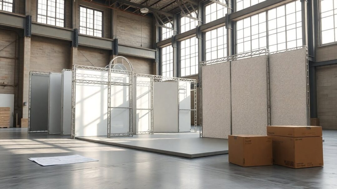Stand modulare per scaleup: design economico e scalabile