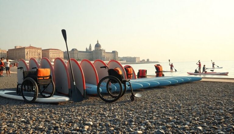 Terza edizione di Mare inclusivo a Bari: open day SUP per pazienti oncologici e persone con disabilità