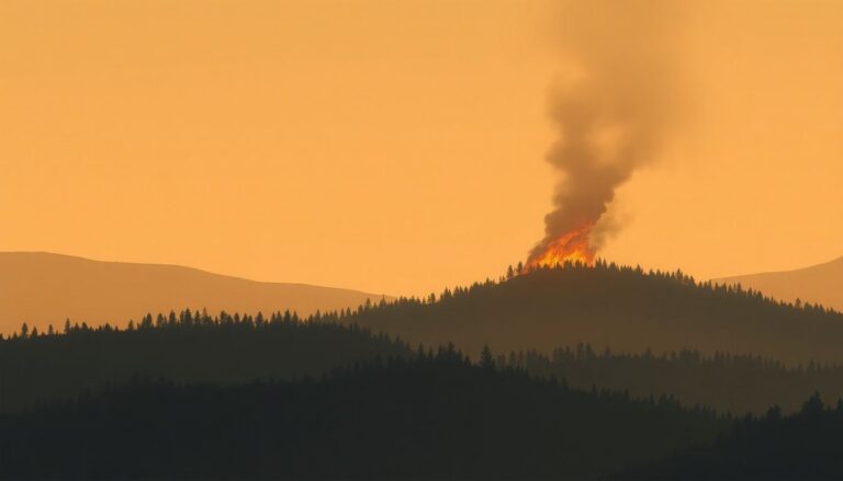 Incendio boschivo rilevato a 48,9 km da Bari