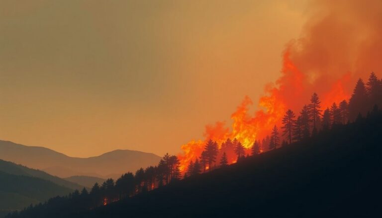 Incendio boschivo rilevato a 70 km da Bari