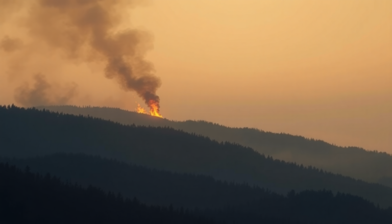 Incendio boschivo rilevato a 5 km da Bari